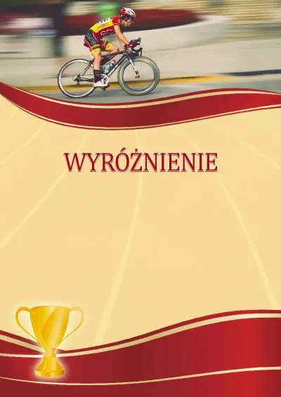 Szablon sportowego wyróżnienia «Kolarstwo»