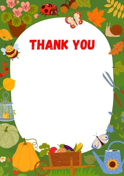«Forest Harvest» Letter of Appreciation Template