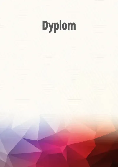 Szkolny szablon dyplomu «Geometria stylu»