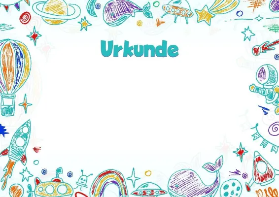 Urkunden-Vorlage „Entdecker“