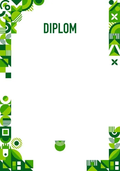 Diplom-Vorlage „Smaragd-Algorithmus“