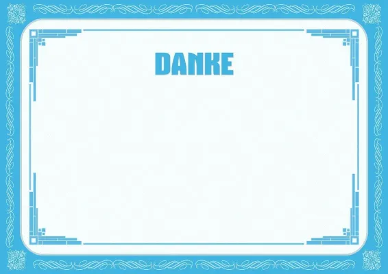Feierliche Dankschreiben-Vorlage «Wintermorgen»