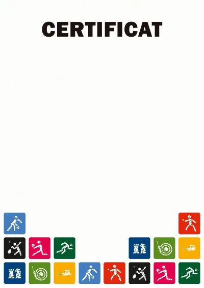 Modèle de certificat sportif «Journée du sport»