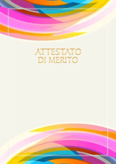 Modello di attestato «Impulso»