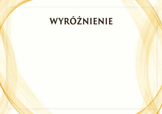 Szablon uroczystego wyróżnienia «Słoneczna kurtyna»