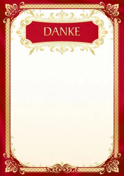 Schul-Dankschreiben-Vorlage «Goldener Herbst»