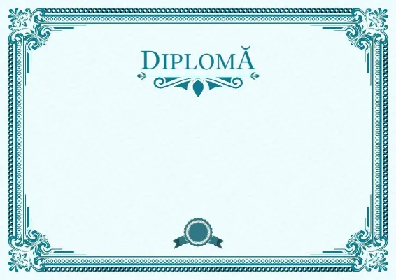 Șablon de diplomă „Spectrul leadershipului”