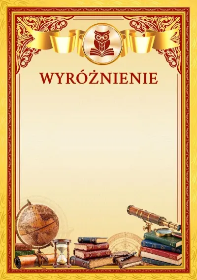 Szablon szkolnego wyróżnienia „Szczyty mistrzostwa”