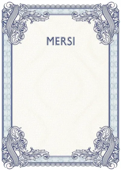 Modèle solennel de lettre de remerciement n°4
