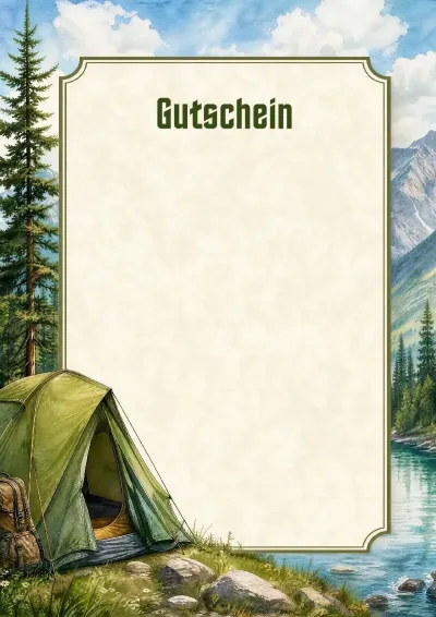 Gutschein-Vorlage „Gipfel der Meisterschaft“
