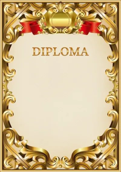 Modello di diploma ufficiale n. 8