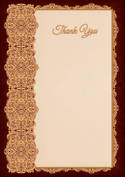Artistic Letter of Appreciation Template «Clarity of Openwork»