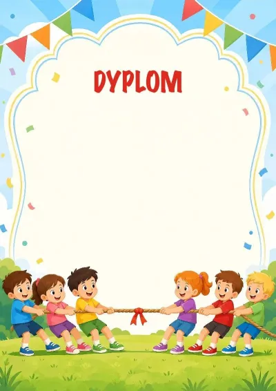Szablon dyplomu „Wesołe starty”