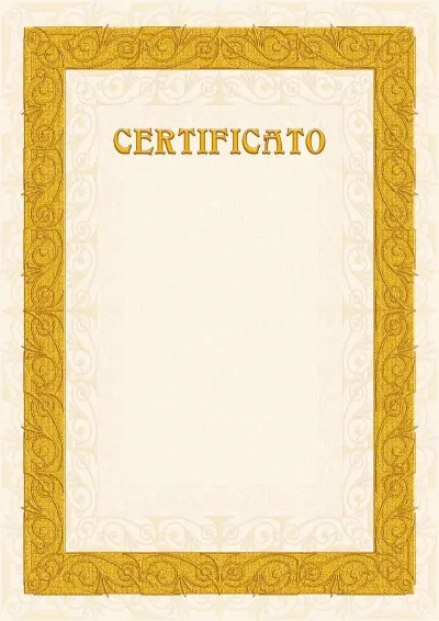 Modello di certificato «Motivi sabbiosi»