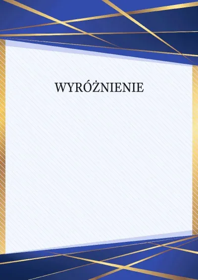 Шаблон торжественной podziękowania «Перспектива»