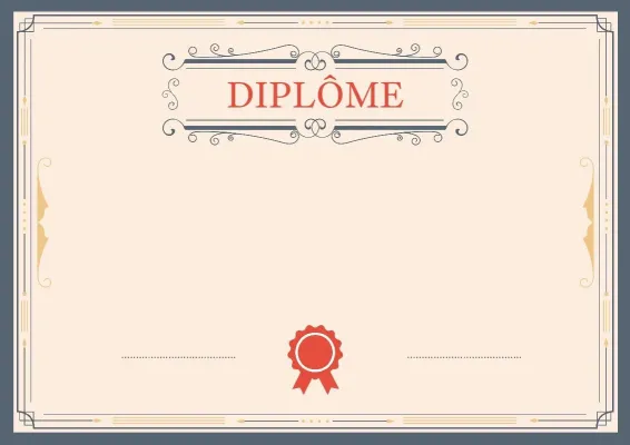 Modèle de diplôme solennel «Lettre à Athènes»