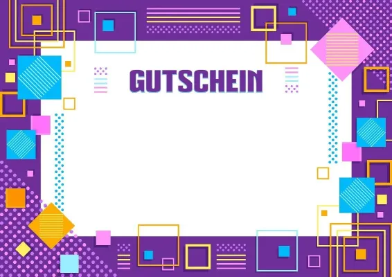 Vorlage Gutschein «Geometrie des Talents»