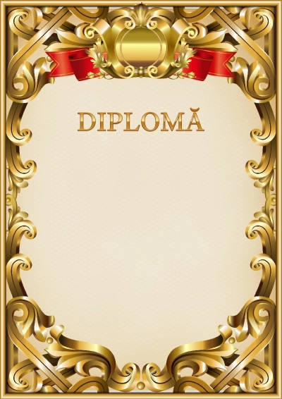 Șablon oficial de diplomă nr. 8
