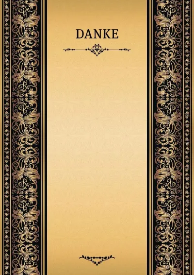 Feierliche Dankschreibenvorlage „Vintage in Gold“