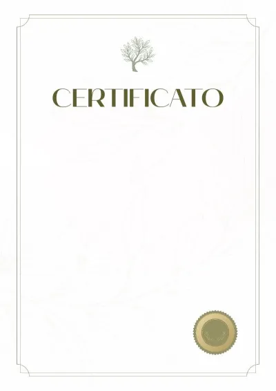 Modello di certificato «Respiro del pianeta»