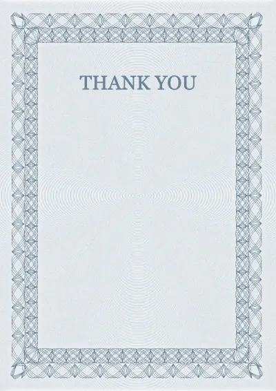 Formal letter of appreciation template №5