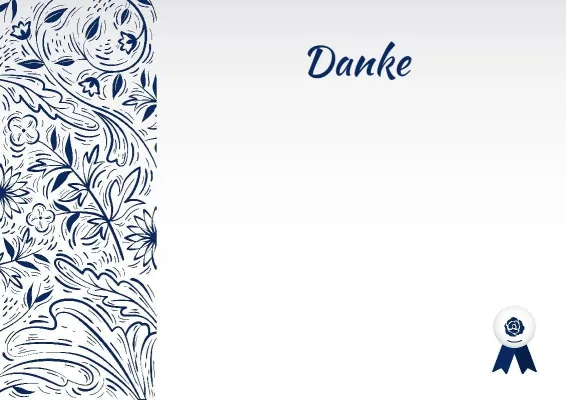 Dankschreiben-Vorlage „Sinfonie der Inspiration“