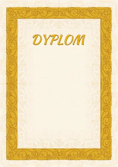 Szablon dyplomu «Piaskowe wzory»