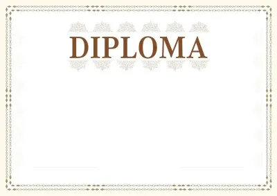 Шаблон торжественной certificati «Сюжет»