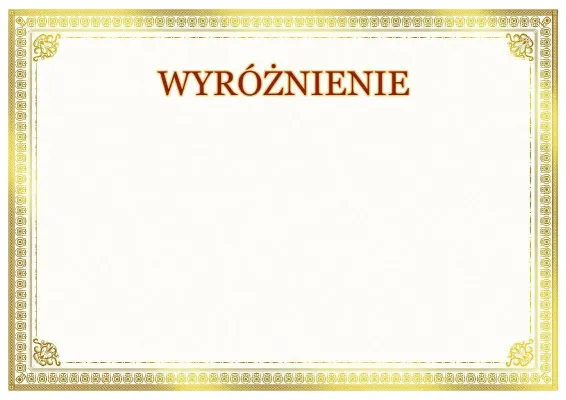 Szablon artystycznego wyróżnienia «Słoneczny Blask»