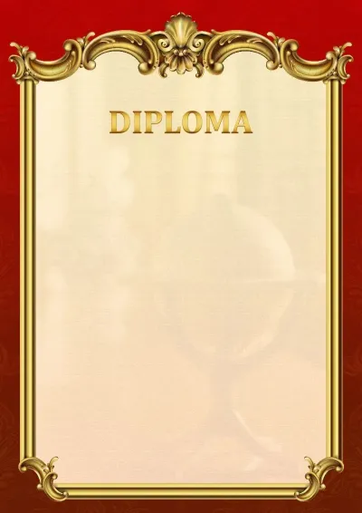 'Empire' School Diploma Template