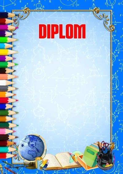 Diplom-Vorlage «Schulzeit»