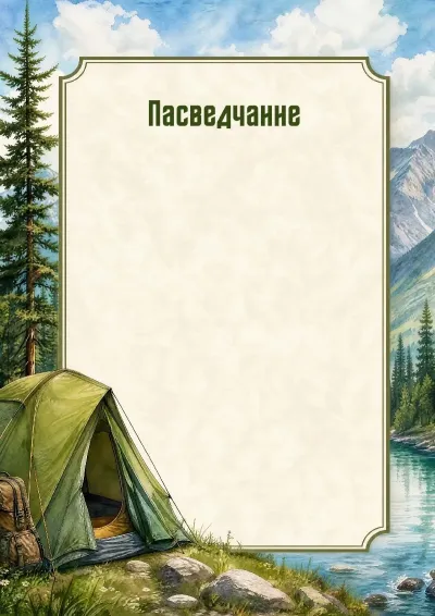 Шаблон пасведчання «Вяршыня майстэрства»