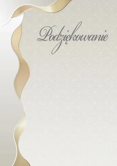 Szablon artystyczny podziękowania „Crème brûlée”