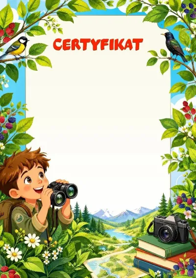 Certyfikat dziecięcy «Piękno obok»