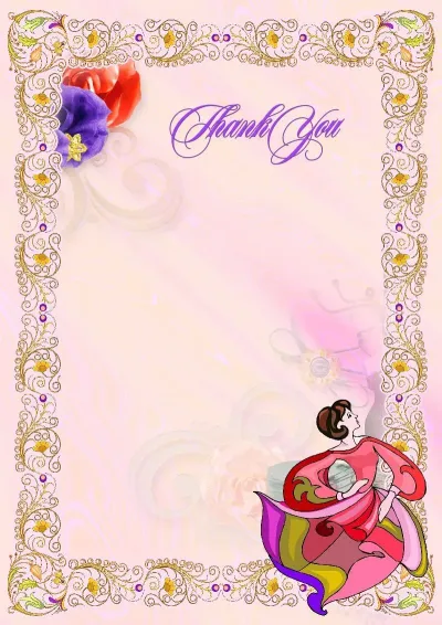 Artistic Letter of Appreciation Template 'World of Needlework'