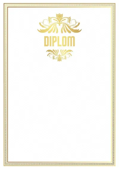 Diplom-Vorlage „Goldstandard“