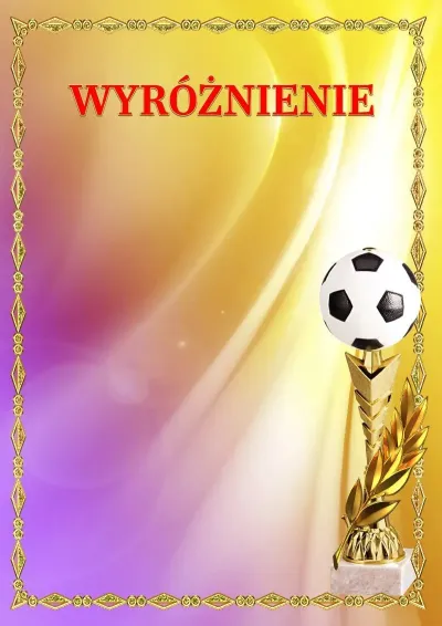 Szablon sportowego wyróżnienia «Piłka nożna»