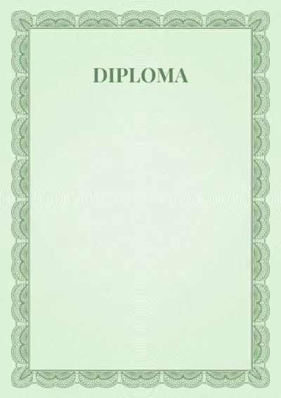 Modello di diploma solenne n. 6