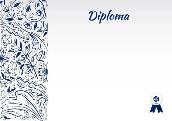Modello di diploma «Sinfonia dell'ispirazione»