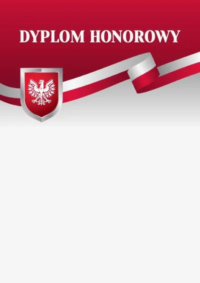 Herbowy szablon dyplomu