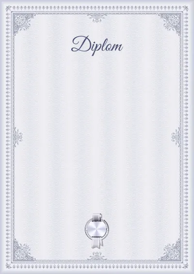 Diplom-Vorlage „Graphitwinter“
