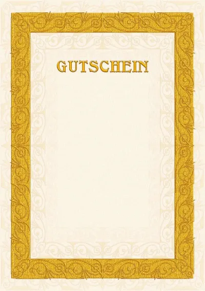 Gutschein-Vorlage «Sandmuster»