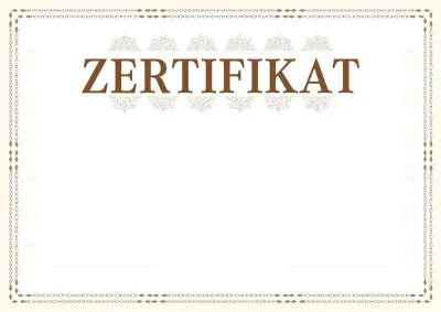 Шаблон торжественной Zertifikate «Сюжет»