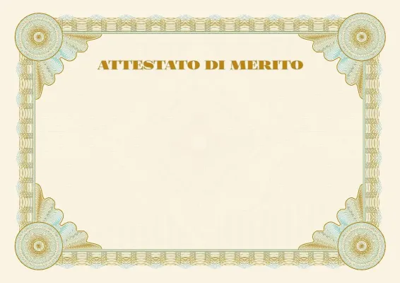 Modello di attestato solenne «Etalon»