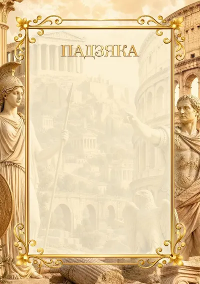 Шаблон школьнай падзякі «Гістарычны момант»