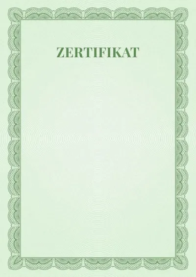Festliche Vorlage für ein Zertifikat Nr. 6
