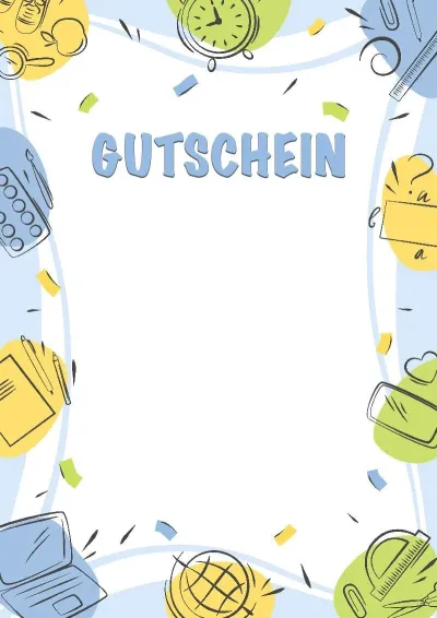 Gutschein-Vorlage „Schulentdeckungen“
