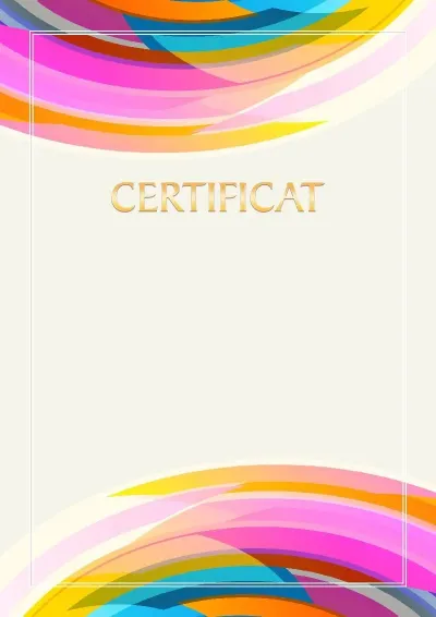 Modèle de certificat «Impulsion»