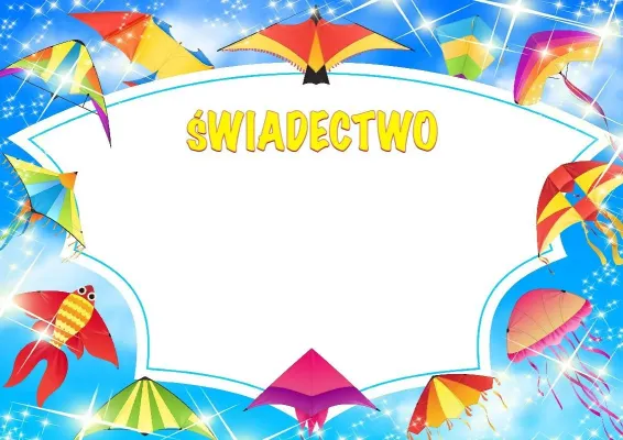 Szablon świadectwa „Powyżej chmur”