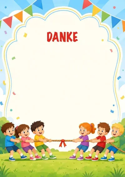 Dankschreiben-Vorlage „Lustige Wettkämpfe“